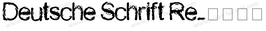 Deutsche Schrift Re字体转换